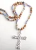 Boho Beads Necklace Crystal Pendant sold by Boho Mood