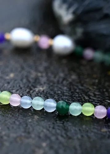 Boho Beaded Choker Necklace sold by Boho Mood product image thumbnail 3