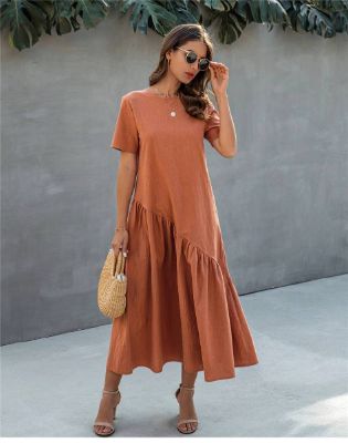 Elegant Brown Boho Dress sold by Boho Mood