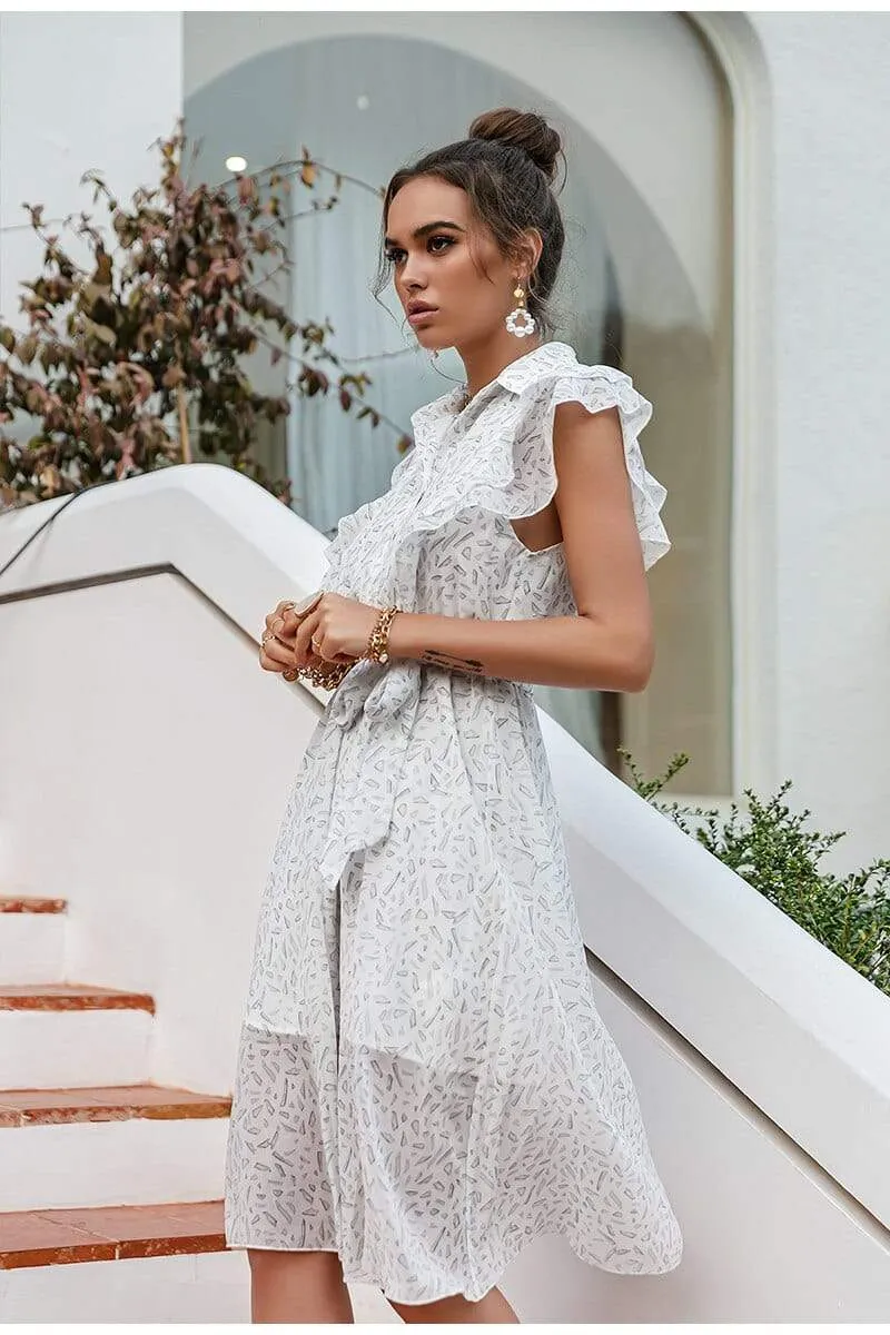 White Boho dress sold by Boho Mood product image thumbnail 2