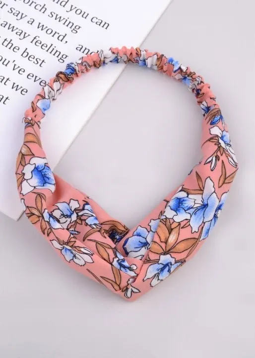 Boho Hair Headband with Floral Pattern sold by Boho Mood