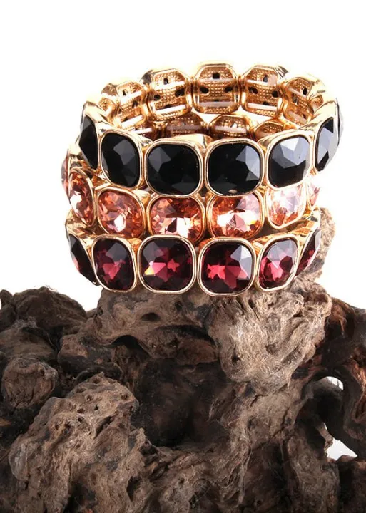 Gold Crystal Bracelet sold by Boho Mood product image thumbnail 4