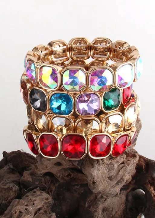 Gold Crystal Bracelet sold by Boho Mood product image thumbnail 5