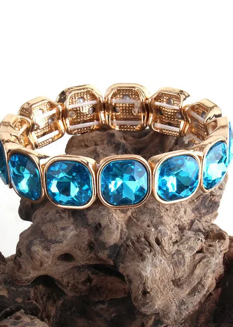 Gold Crystal Bracelet sold by Boho Mood product image thumbnail 3