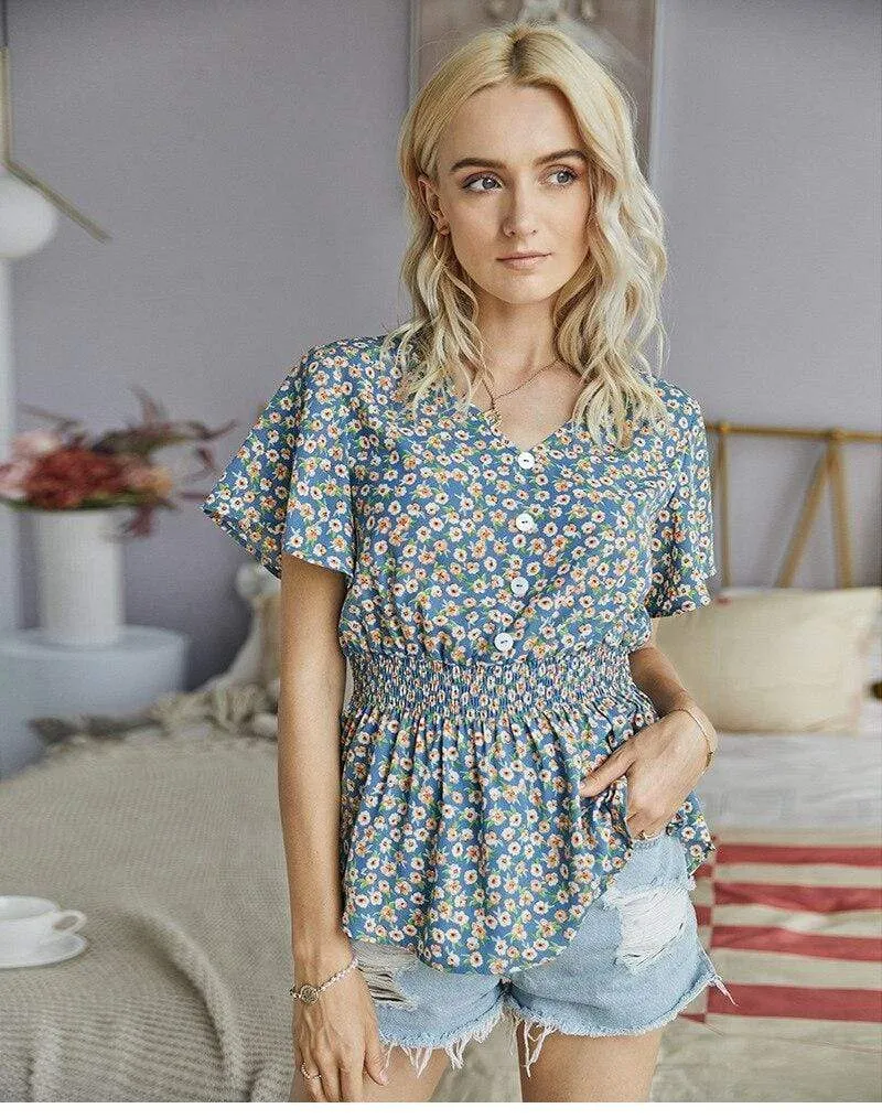 Floral Boho Blouse sold by Boho Mood