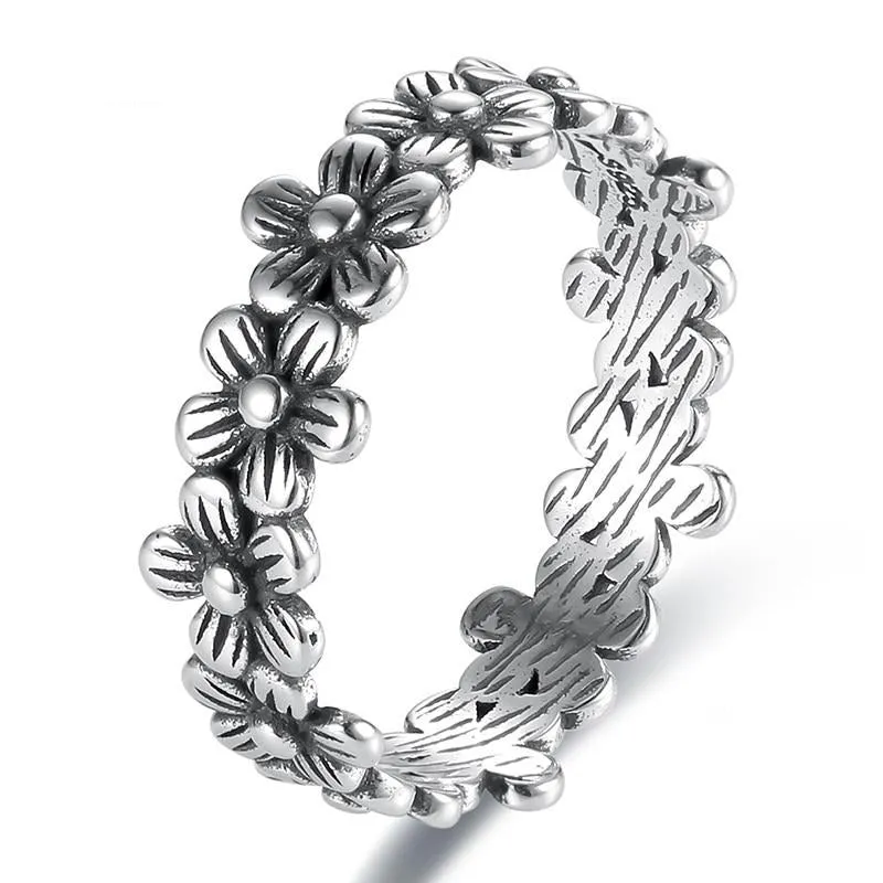 Boho Silver Daisies Ring sold by Boho Mood product image thumbnail 2