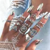 Silver Boho Rings Set sold by Boho Mood