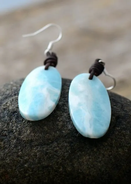 Boho Earrings - Blue Stone sold by Boho Mood product image thumbnail 3