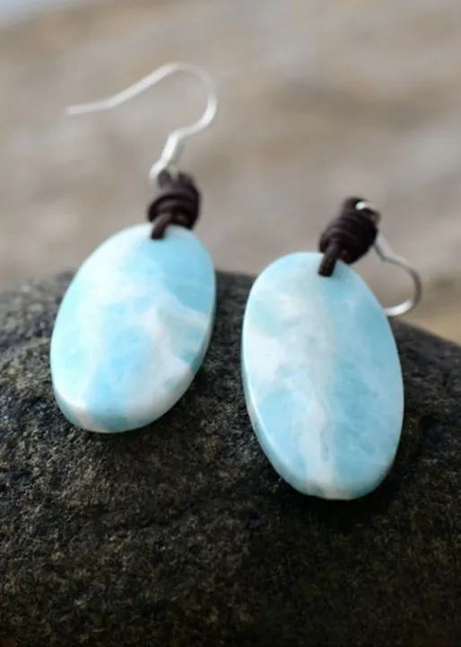 Boho Earrings - Blue Stone sold by Boho Mood product image thumbnail 5