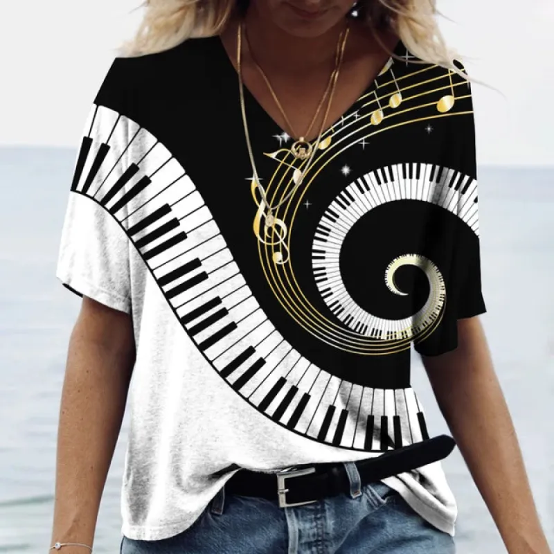 Boho Music Lover T-shirt sold by Boho Mood