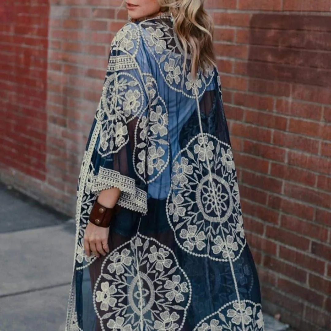 Kimono Bikini Cover Up sold by Boho Mood product image thumbnail 3