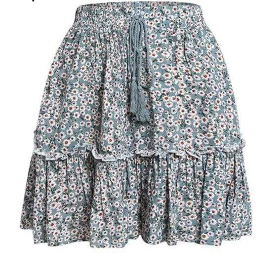 Boho Airy Mini Skirt Apoline sold by Boho Mood product image thumbnail 4
