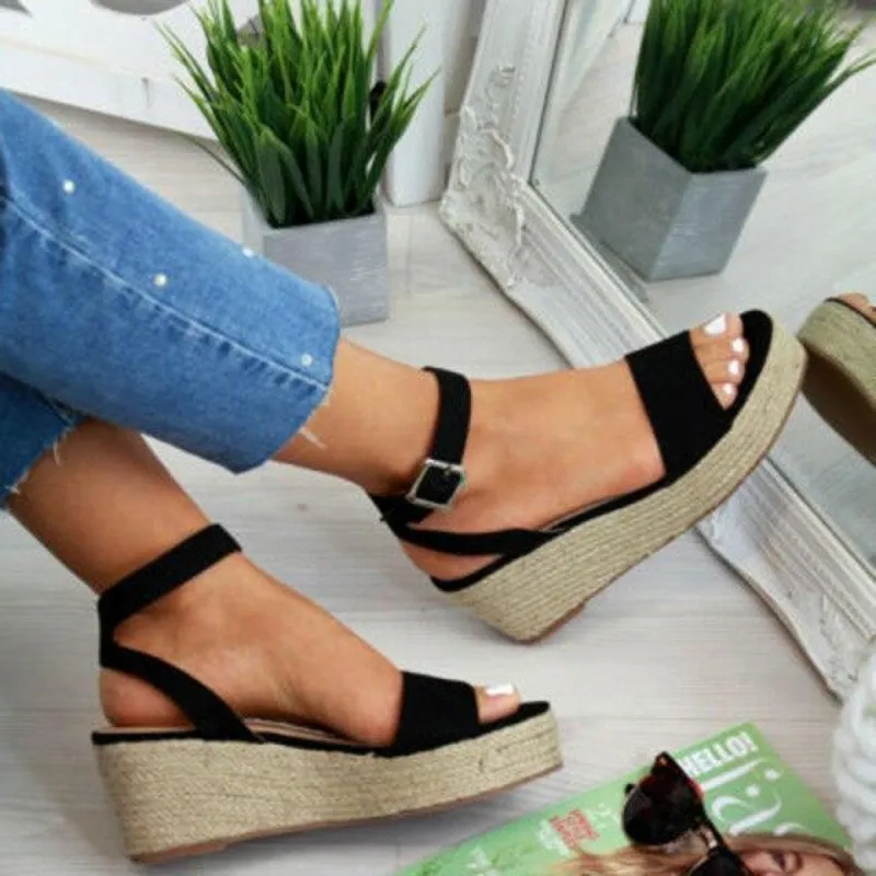 Boho Platform Wedge Sandals sold by Boho Mood