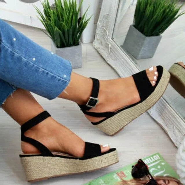 Boho Platform Wedge Sandals sold by Boho Mood
