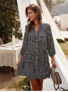 Bohemian Cool Mini Black Dress sold by Boho Mood