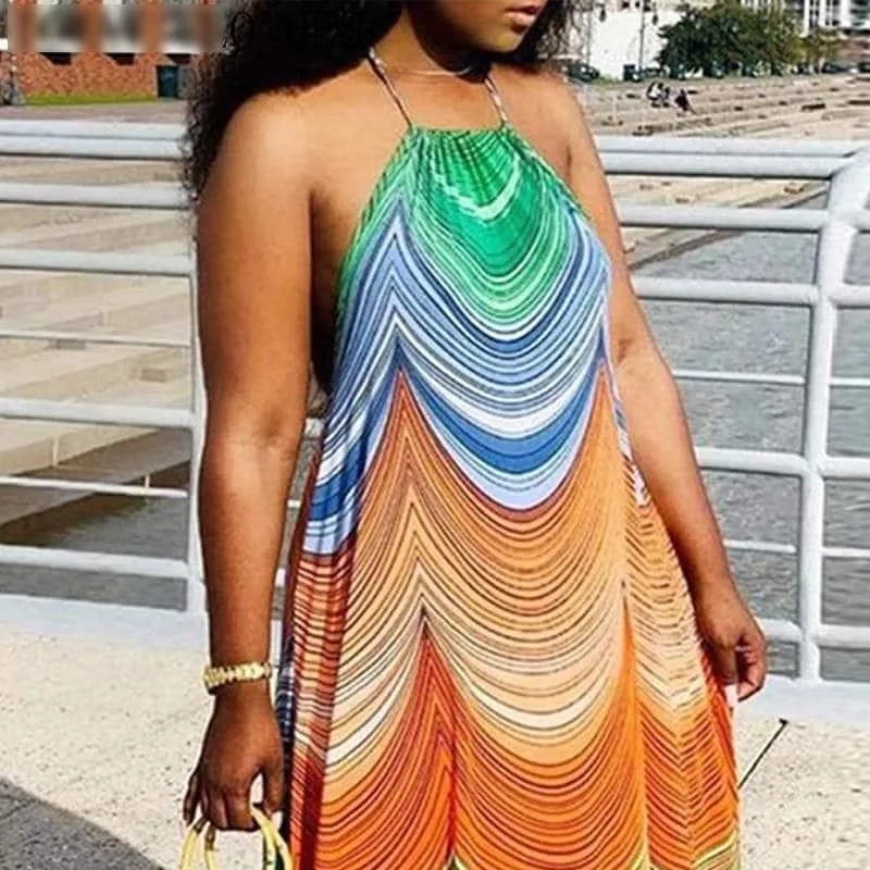 African Long Summer Dress sold by Boho Mood product image thumbnail 3