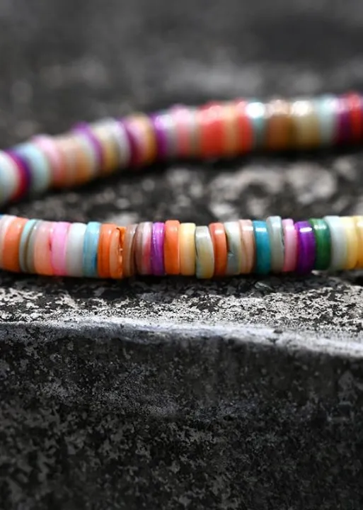 Colorful Boho Choker Necklace sold by Boho Mood product image thumbnail 4