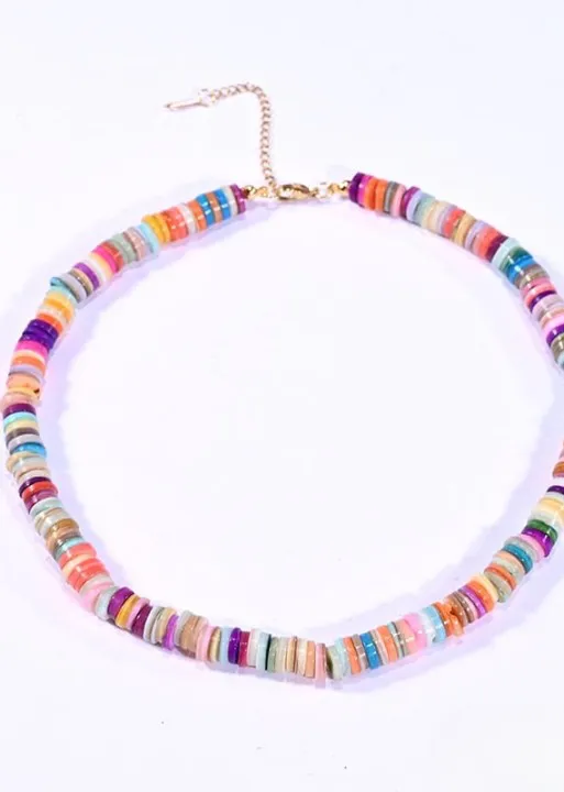Colorful Boho Choker Necklace sold by Boho Mood product image thumbnail 2