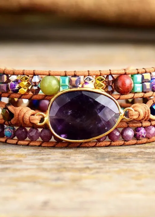 Woman Boho Stacked Bracelets sold by Boho Mood product image thumbnail 5
