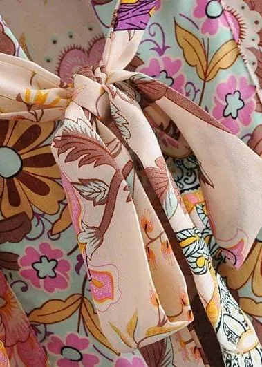 Long Stylish Floral Boho Kimono sold by Boho Mood product image thumbnail 3