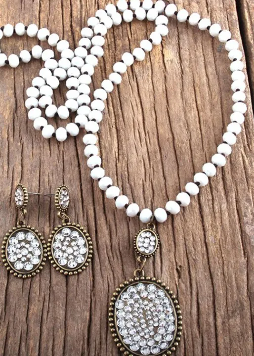 Long Boho Pearls Necklace sold by Boho Mood product image thumbnail 2