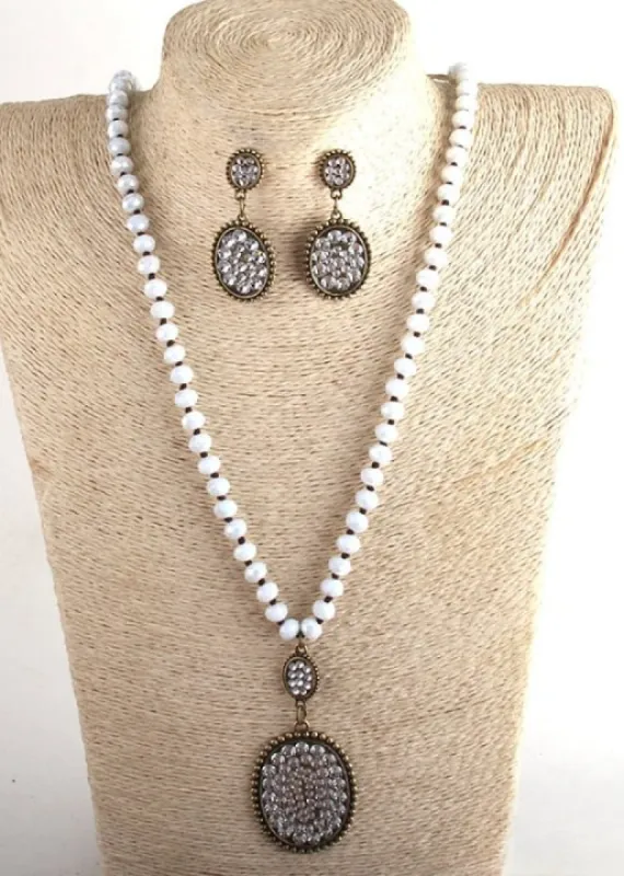 Long Boho Pearls Necklace sold by Boho Mood