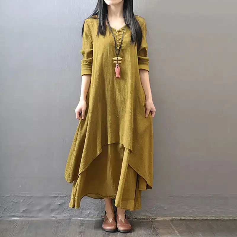 Long Sleeve Maxi Dress sold by Boho Mood product image thumbnail 5