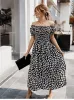 Hippie Bohemian Floral Midi Dress sold by Boho Mood