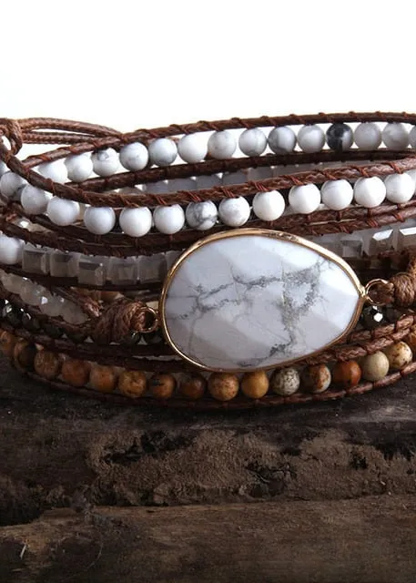 Boho Bracelet - Crystal and Natural Stones sold by Boho Mood product image thumbnail 3