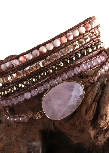 Boho Bracelet - Crystal and Natural Stones sold by Boho Mood product image thumbnail 5