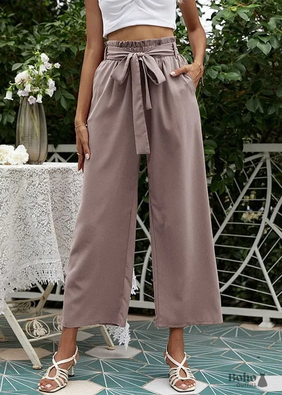 Boho Wide Pants with high waist sold by Boho Mood product image thumbnail 2