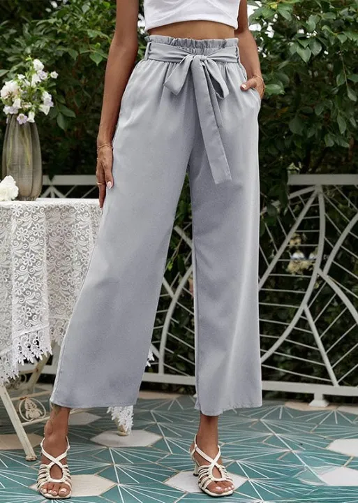 Boho Wide Pants with high waist sold by Boho Mood product image thumbnail 3