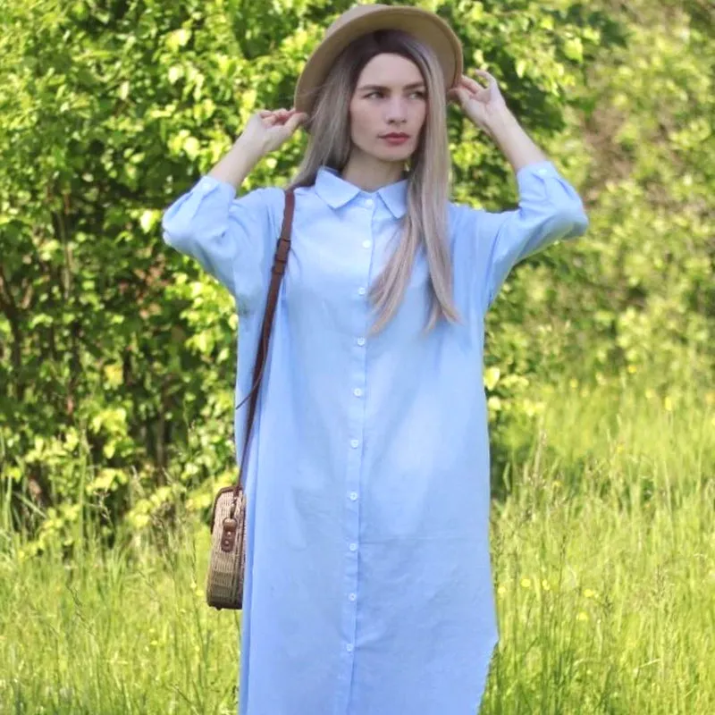 White Shirt Dress sold by Boho Mood product image thumbnail 2