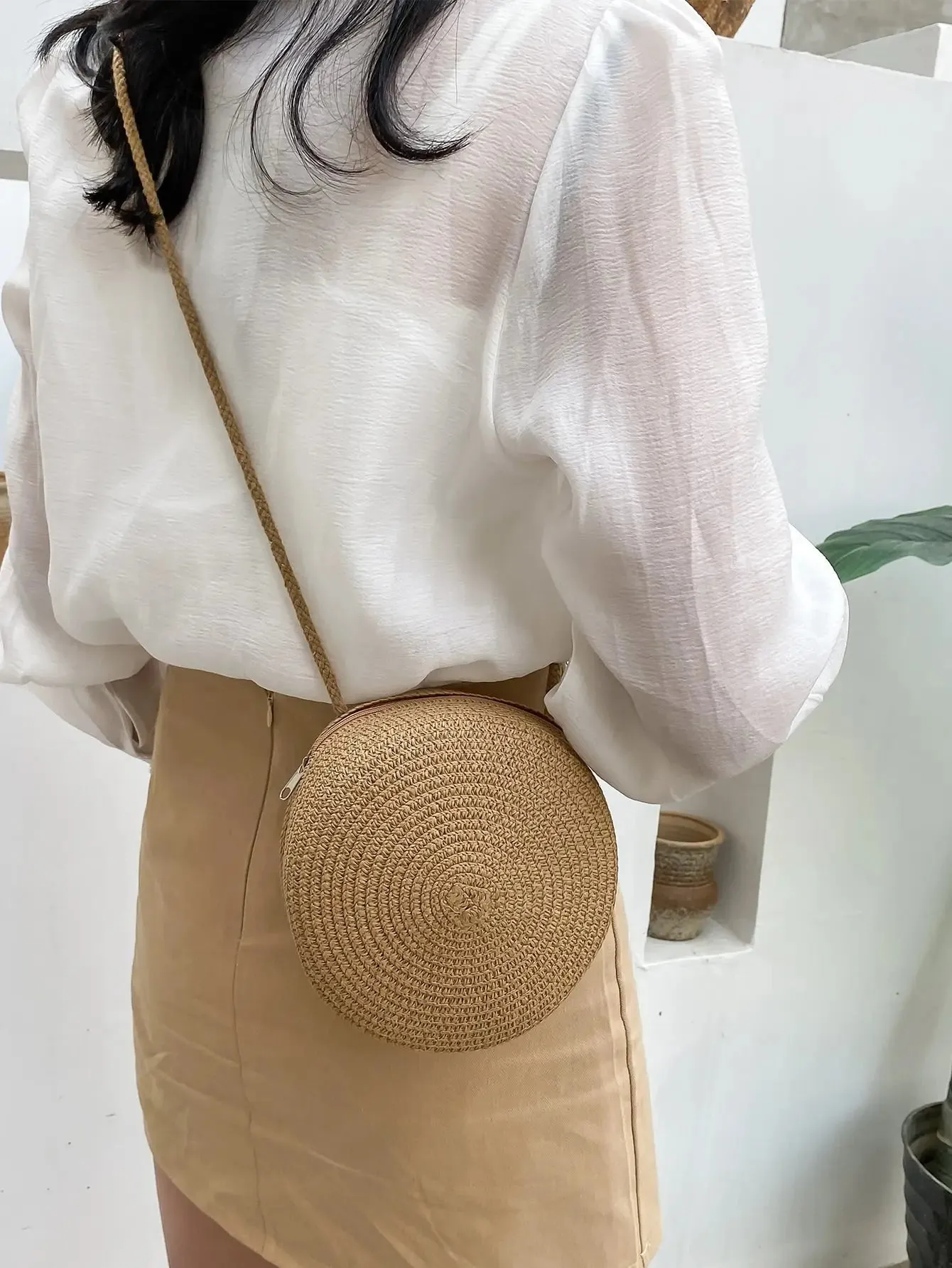 Beige Boho Shoulder Bag sold by Boho Mood product image thumbnail 3