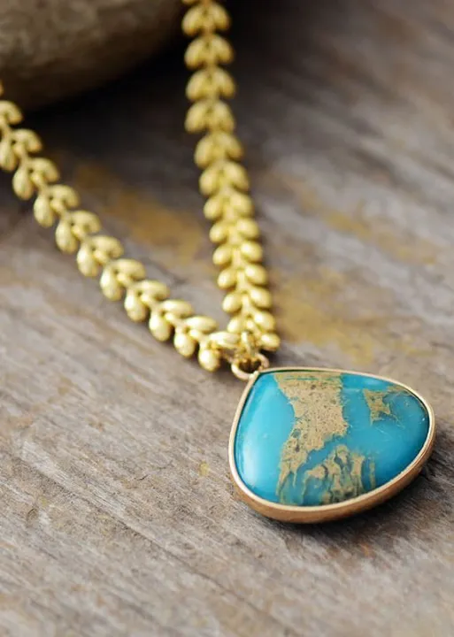 Elegant Boho Necklace Gold Chain sold by Boho Mood product image thumbnail 2