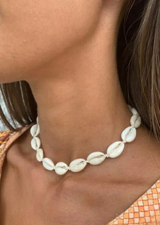 Boho Shell Choker Necklace sold by Boho Mood