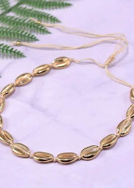 Boho Shell Choker Necklace sold by Boho Mood product image thumbnail 5