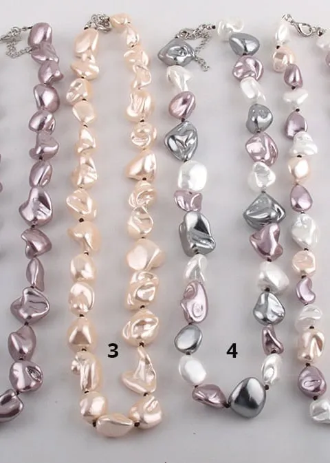 Long Boho Pearl Necklaces sold by Boho Mood product image thumbnail 4