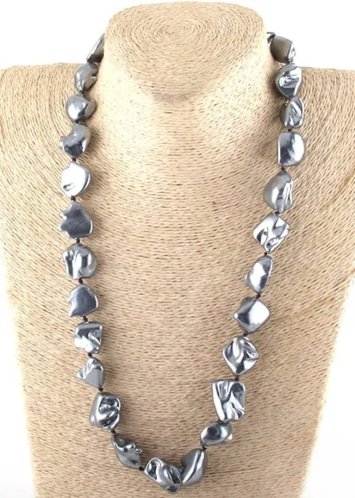 Long Boho Pearl Necklaces sold by Boho Mood product image thumbnail 5