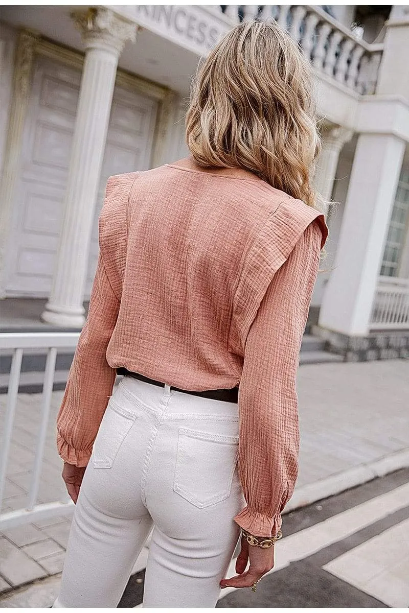 Boho Blouse in Light Pink sold by Boho Mood product image thumbnail 4