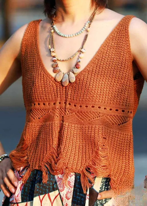 Boho Beaded Necklace - Natural Stone sold by Boho Mood product image thumbnail 3