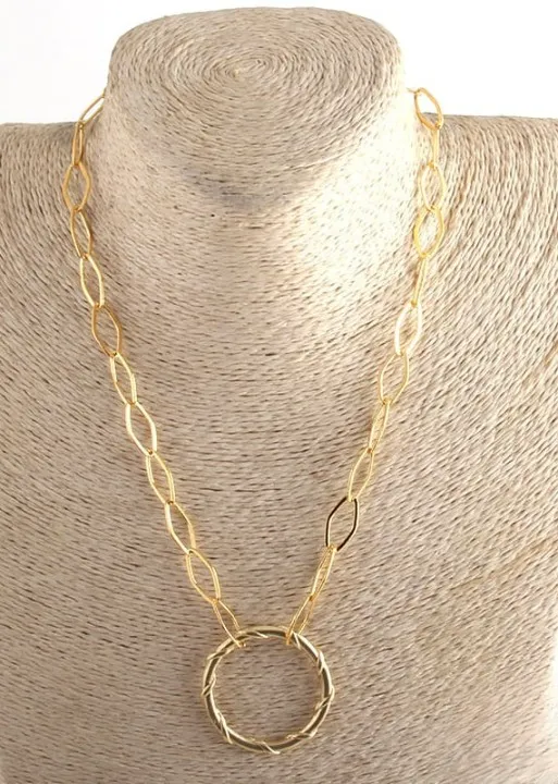 Gold Boho Necklace with Pendant sold by Boho Mood