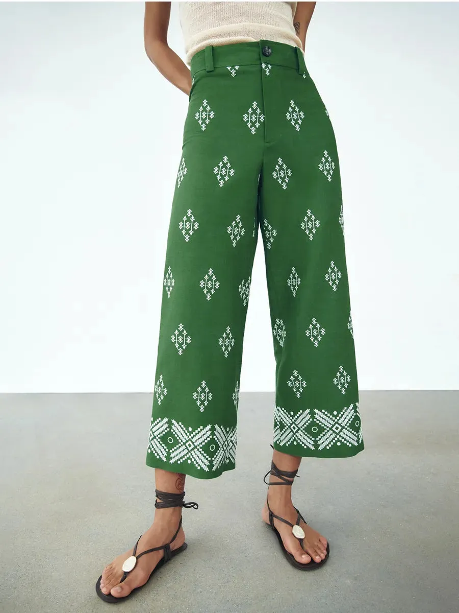 Green Boho Hippie Pant sold by Boho Mood