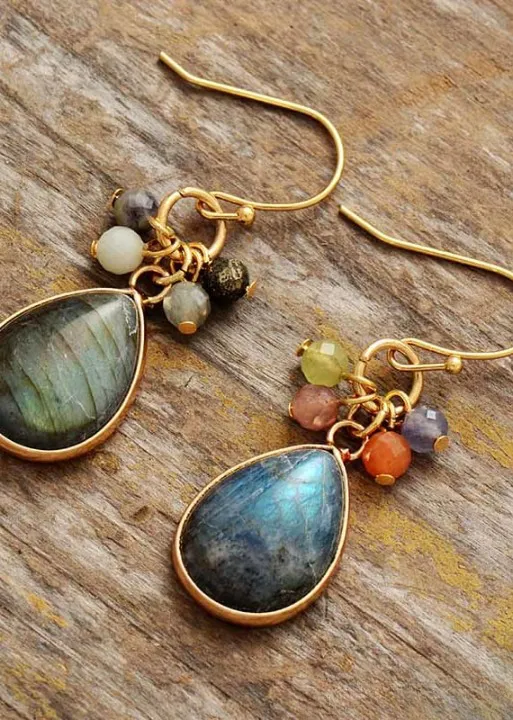 Boho Drop Earrings for Woman sold by Boho Mood product image thumbnail 4