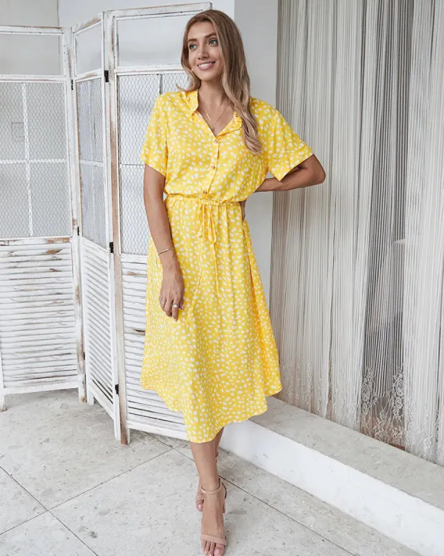 Yellow Maxi Dress Boho sold by Boho Mood