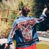 Boho Ethnic Denim Jacket sold by Boho Mood
