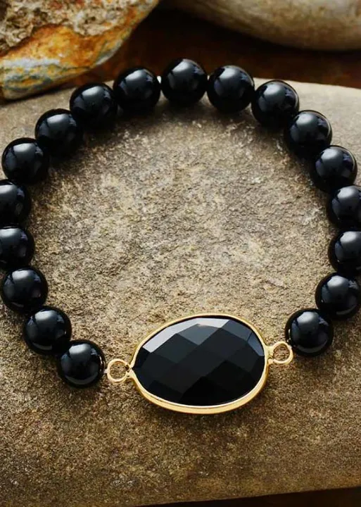 Boho Bead Stretch Bracelet sold by Boho Mood product image thumbnail 2