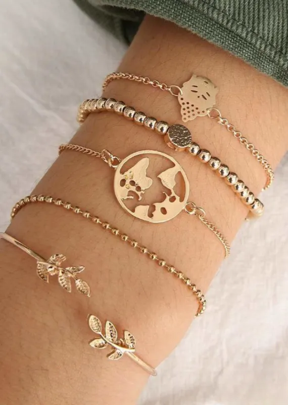 Gold Boho Bracelets sold by Boho Mood