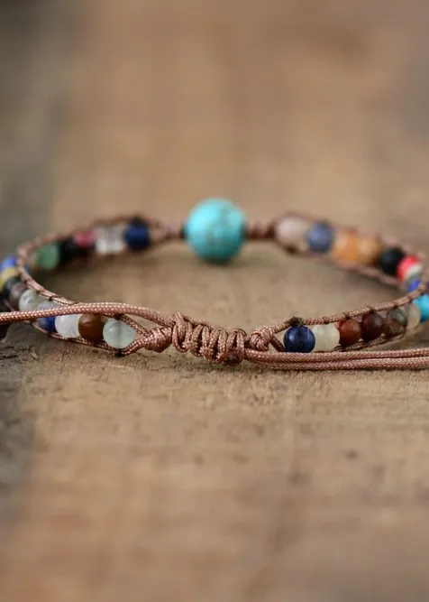 Boho Beaded Bracelets - Blue Turquoiser sold by Boho Mood product image thumbnail 2