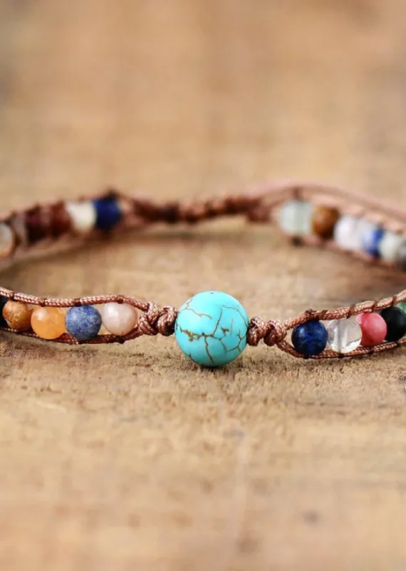 Boho Beaded Bracelets - Blue Turquoiser sold by Boho Mood